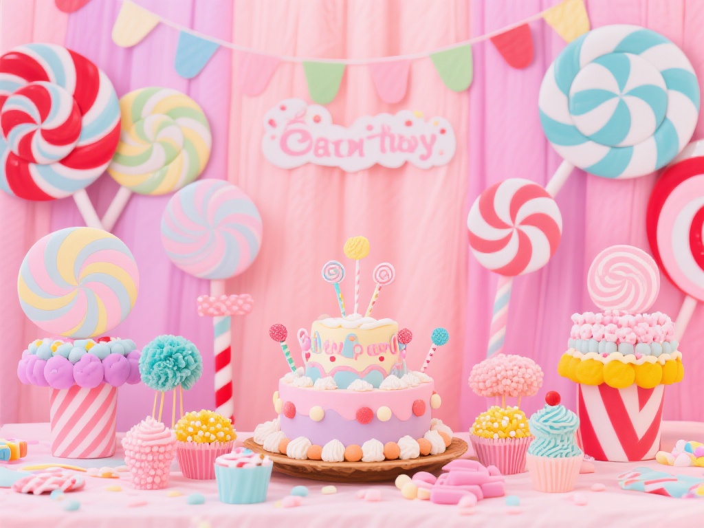 糖果派对创意指南：打造梦幻道具与甜蜜氛围