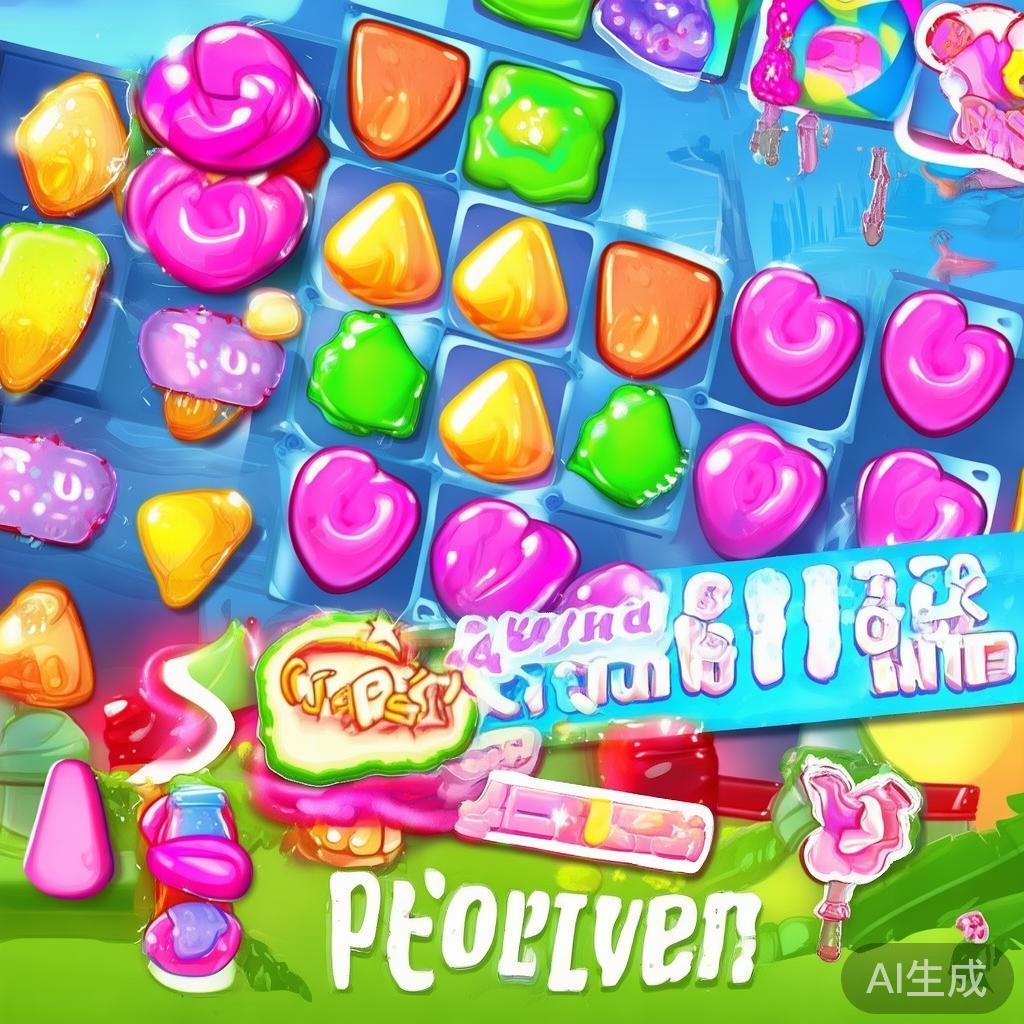 糖果派对是一款典型的三消类游戏，玩家需要通过交换相