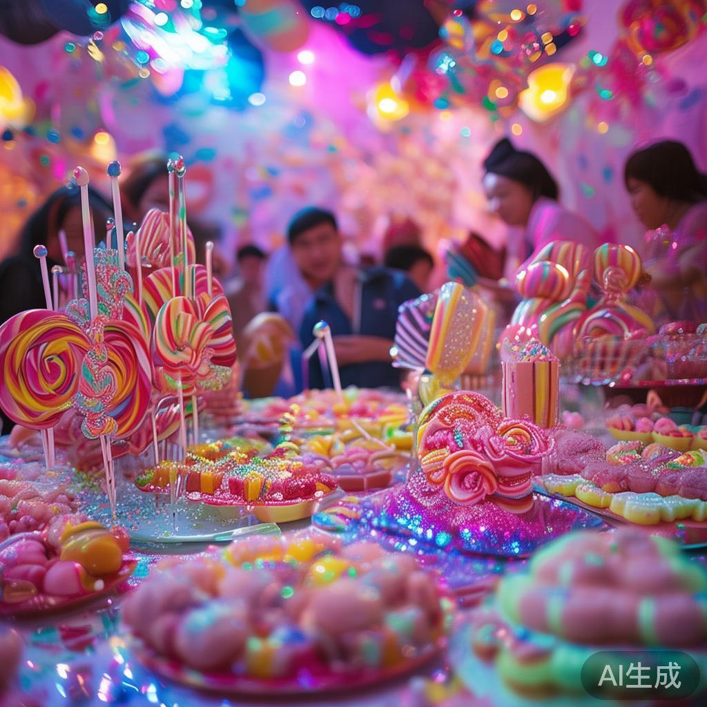 以“糖果派对”为核心，整个盛典围绕“甜蜜”和“欢乐