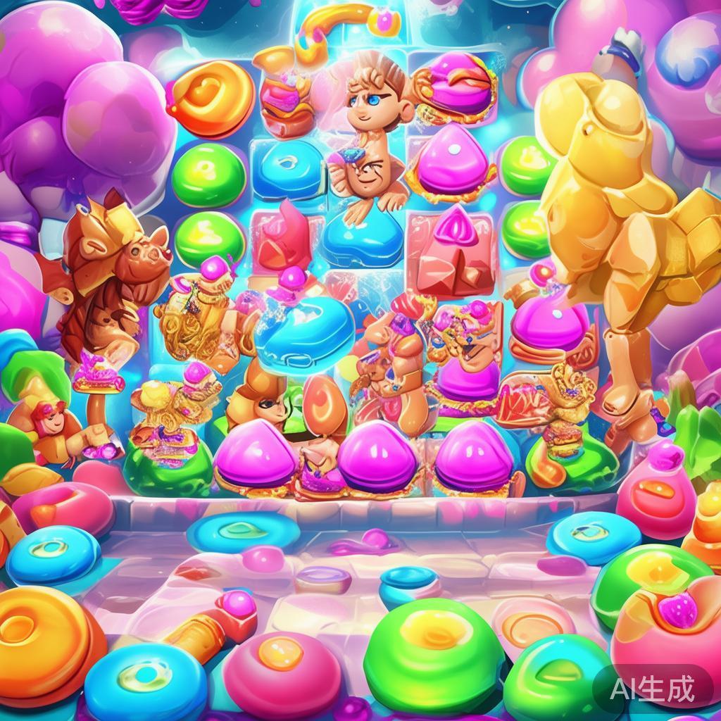 尽情畅玩精彩免费糖果派对游戏,共享欢乐时光 精彩的糖果派对游戏常常结合了匹配、益智、闯关等多种