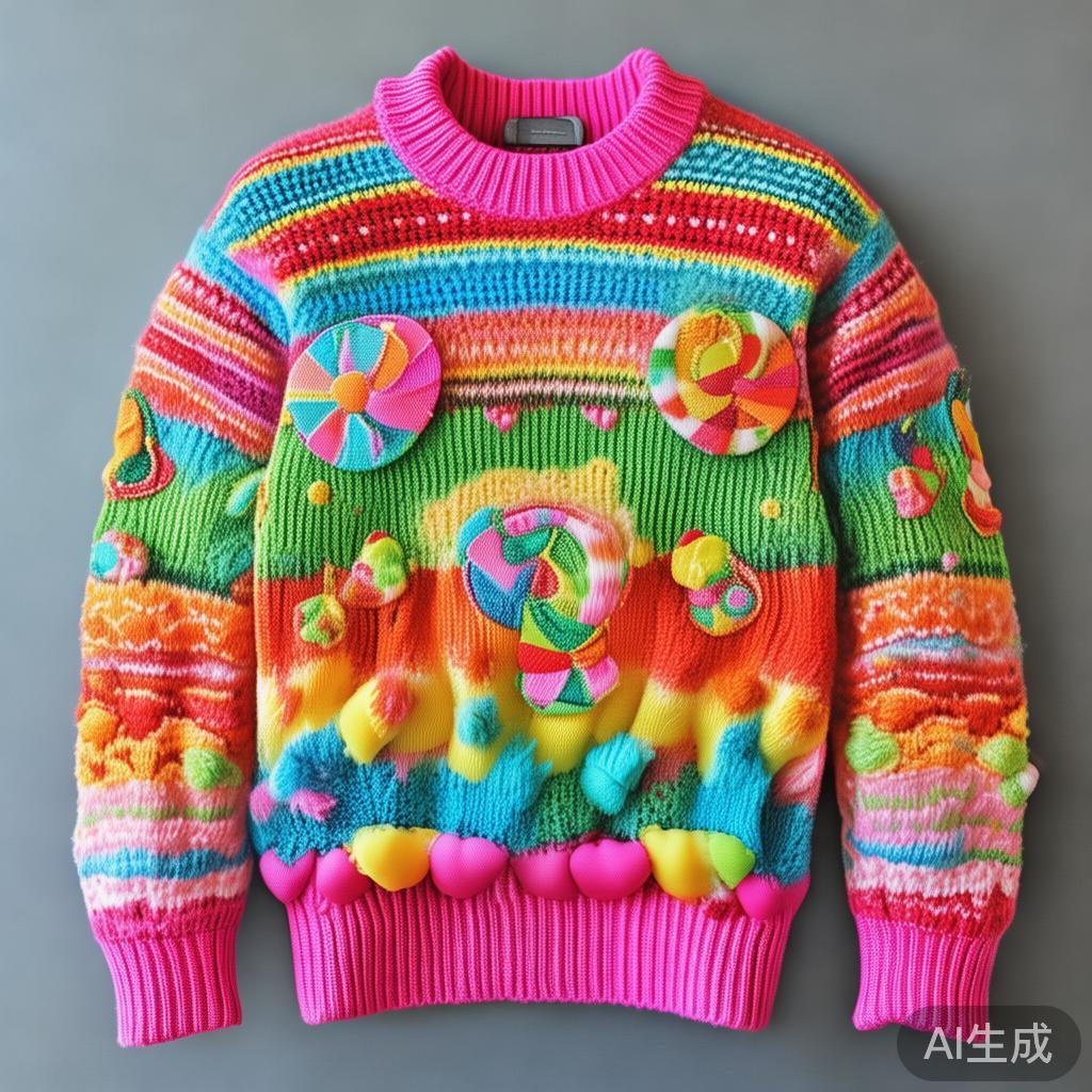 2024年甜蜜糖果派对主题毛衣设计推荐大全及搭配指南