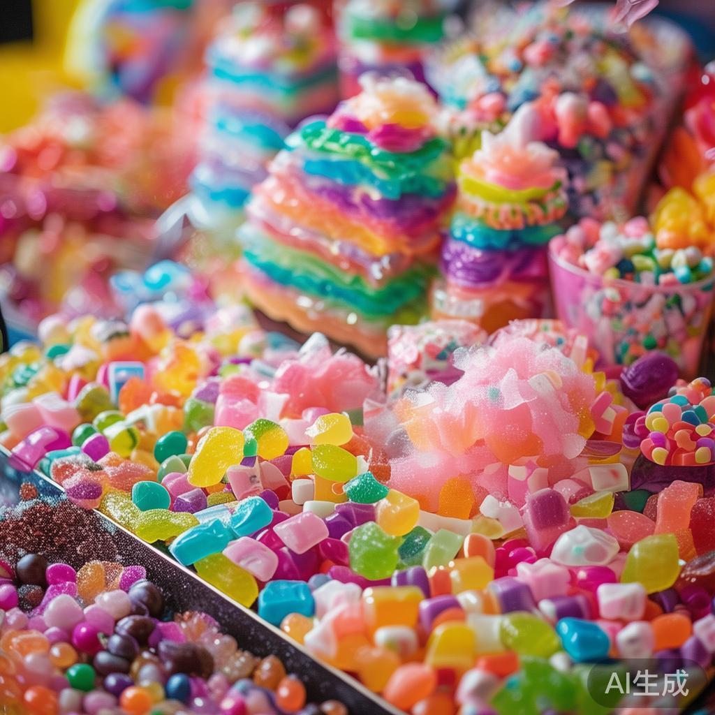 以“糖果派对尽情享受各种美味糖果”为主题的派对，旨